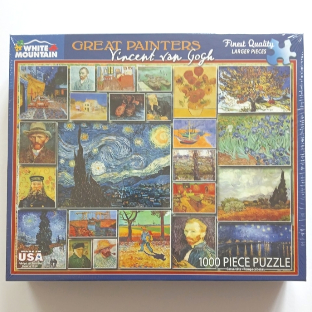 NEW Great Painters Vincent van Gogh 1000-piece puzzle by White Mountain